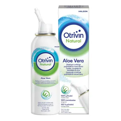 Otrivin Natural nosní sprej, mořská voda s Aloe Vera se zvlhčujícím účinkem 100ml