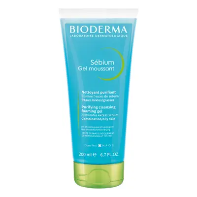 BIODERMA Sébium Gel moussant jemný čisticí gel pro smíšenou a mastnou pleť 200 ml