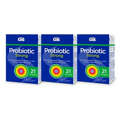 GS Probiotic Strong cps.30+10 - balení 3 ks