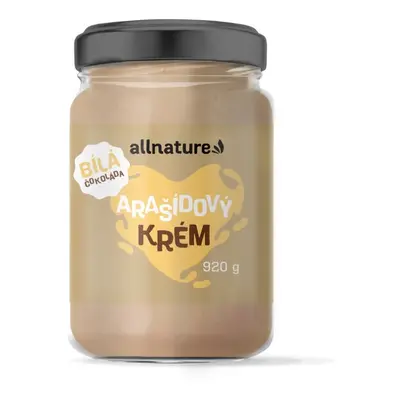 Allnature Arašídový krém bílá čokoláda 920g