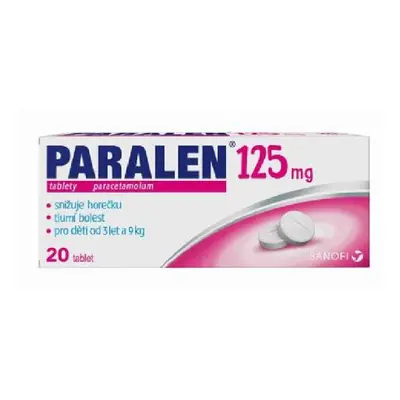 PARALEN 125MG TBL NOB 20