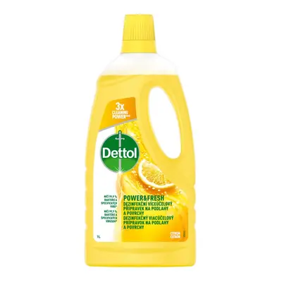 DETTOL Power&Fresh dezinfekční víceúčelový přípravek citron 1l