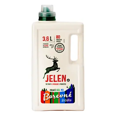 JELEN prací gel na barevné prádlo 3.6l