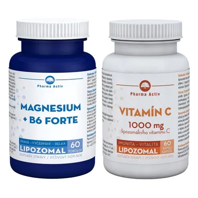 Lipozomal Vit.C 1000mg cps.60+Magnesium+B6 tob.60