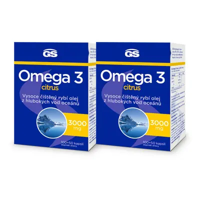 GS Omega 3 Citrus cps.100+50 - balení 2 ks