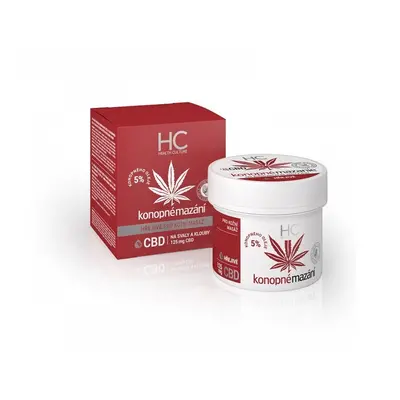 Konopné mazání hřejivé s CBD 125ml