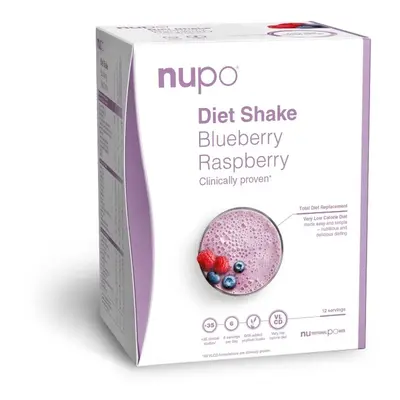 NUPO Diet Shake koktejl borůvka-malina 12x32g