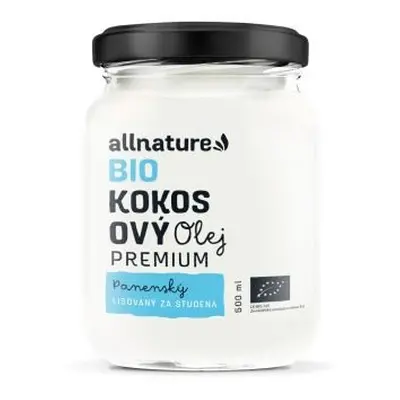 Allnature Kokosový olej panenský BIO 500ml