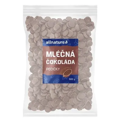 Allnature Mléčná čokoláda pecičky 500g