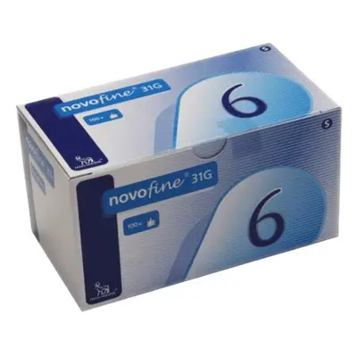 JEHLY NOVOFINE PRO INZ.PERA NOVOPEN A INNOVO VEL.0,25X6MM/31G,100