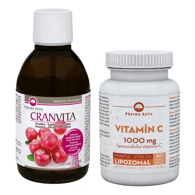 Lipozomal Vit.C 1000mg cps.60+Cranvita 250ml