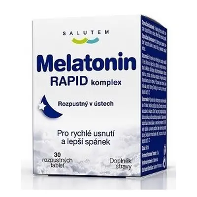 Melatonin Rapid komplex 30 rozpustných tablet