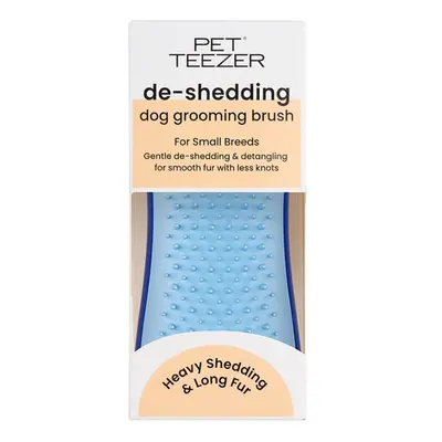 Pet Teezer de-shedding dog groom.brush small blue