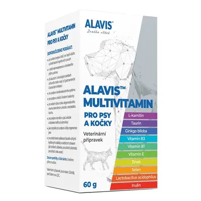 ALAVIS Multivitamin pro psy a kočky 60g