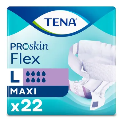 TENA Flex Maxi Large - Inkontinenční kalhotky s páskem na suchý zip (22ks)