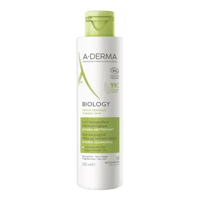 A-DERMA BIOLOGY Dermatologické odličovací mléko 200 ml