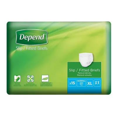 Depend Slip Normal inkontinenční kalhotky vel.XL 15ks