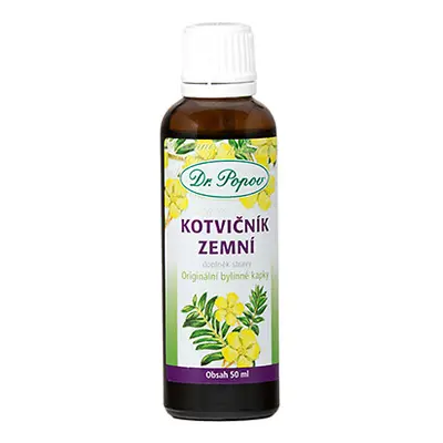 Dr.Popov Kapky bylinné Kotvičník zemní 50ml