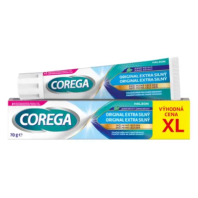 Corega Original Extra silný fixační krém XL 70g