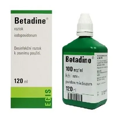 BETADINE 100MG/ML DRM SOL 120ML