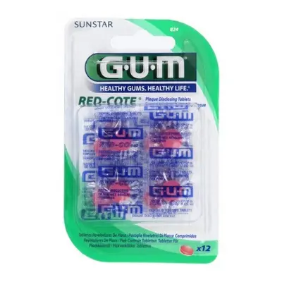 GUM tablety Red-Cote k indikaci plaku 12ks G824MB