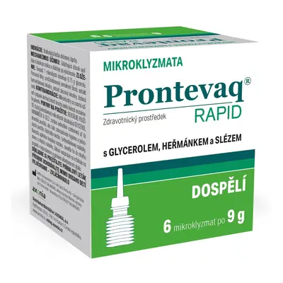 Prontevaq RAPID mikroklyzma dospělí 6x9g