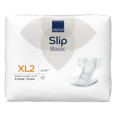 ABENA SLIP BASIC XL2 KALHOTKY ABSORPČNÍ, BOKY 110-170CM, 3300ML, 21KS