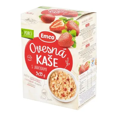 EMCO Ovesná kaše s jahodami 5x55g