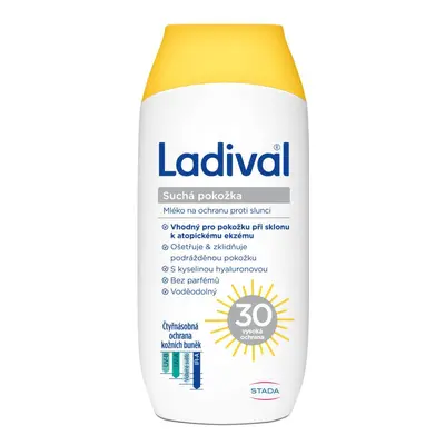 Ladival suchá pokožka mléko OF30 200ml