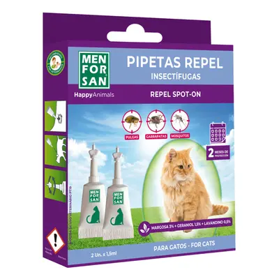 Menforsan Antiparazitní pipety pro kočky 2x1.5ml