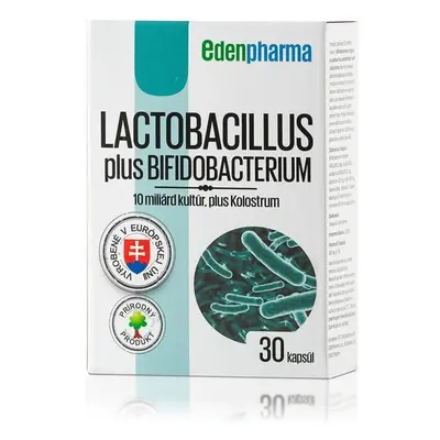 Edenpharma Lactobacillus Plus Bifidobact.cps.30