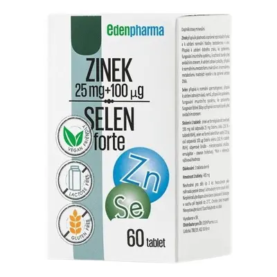 Edenpharma Zinek Selen forte cps.60