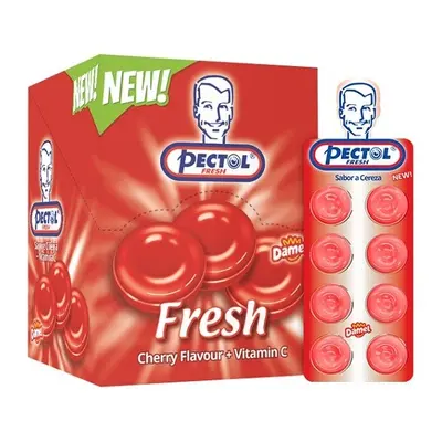 Pectol třešňový drops s vit.C box 24 blistrů