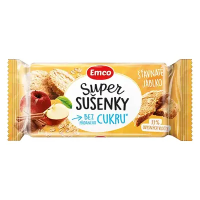 EMCO Super sušenky šťavnaté jablko 60g