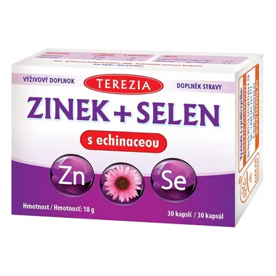 TEREZIA Zinek+selen+echinacea 30 kapslí