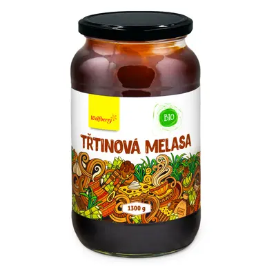 Třtinová melasa BIO 1300 g Wolfberry