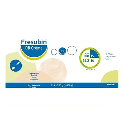 FRESUBIN DB CREME PŘÍCHUŤ PRALINKOVÁ POR SOL 4X200G