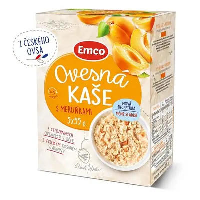 EMCO Ovesná kaše s meruňkami 5x55g