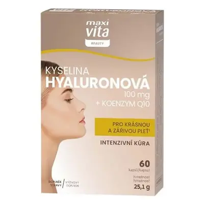 Maxi Vita Beauty Kyselina hyaluronová + koenzym Q10 cps.60