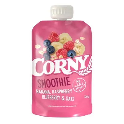 CORNY Smoothie banán, maliny, borůvky, ovesné vločky 120g