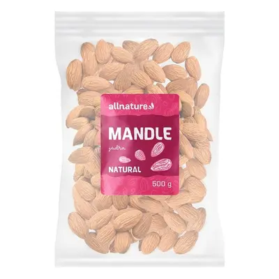 Allnature Mandle jádra natural 500g