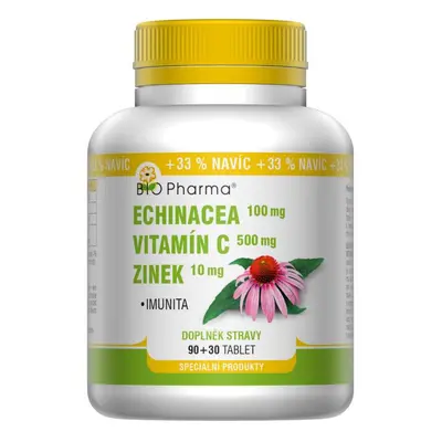 Echinacea 100mg + Vitamin C 500mg + Zinek 10mg 90+30 tablet