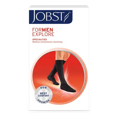 JOBST forMen Explore kompresní punčochy lýtkové se špicí vel.V barva černá