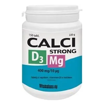 Calci Strong+Mg+D3 tbl.150 Vitabalans