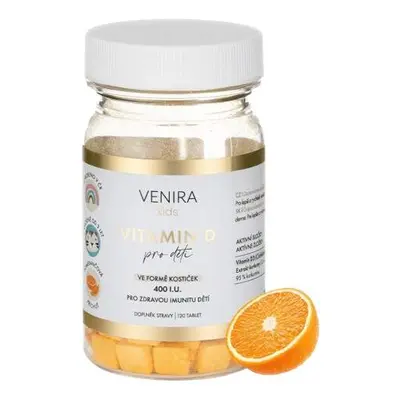 Venira kids Vitamin D pomeranč tbl.120