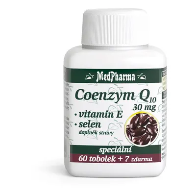 MedPharma Coenzym Q10 30mg + Vitamin E + Selen 67 tablet