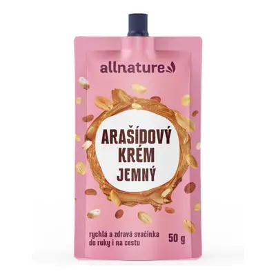 Allnature Arašídový krém jemný 50g