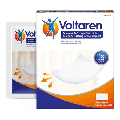 Voltaren 140 mg léčívá náplast proti bolesti 5ks