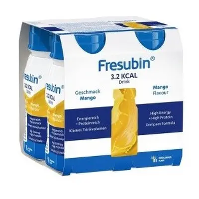 FRESUBIN 3,2 KCAL DRINK PŘÍCHUŤ MANGOVÁ POR SOL 4X125ML