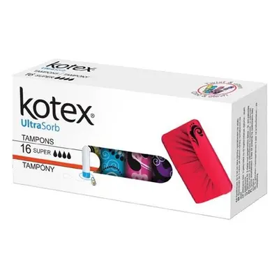 KOTEX Ultrasorb tampony Super 16ks